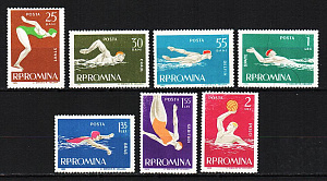 Румыния, 1963, Водные виды спорта, 7 марок